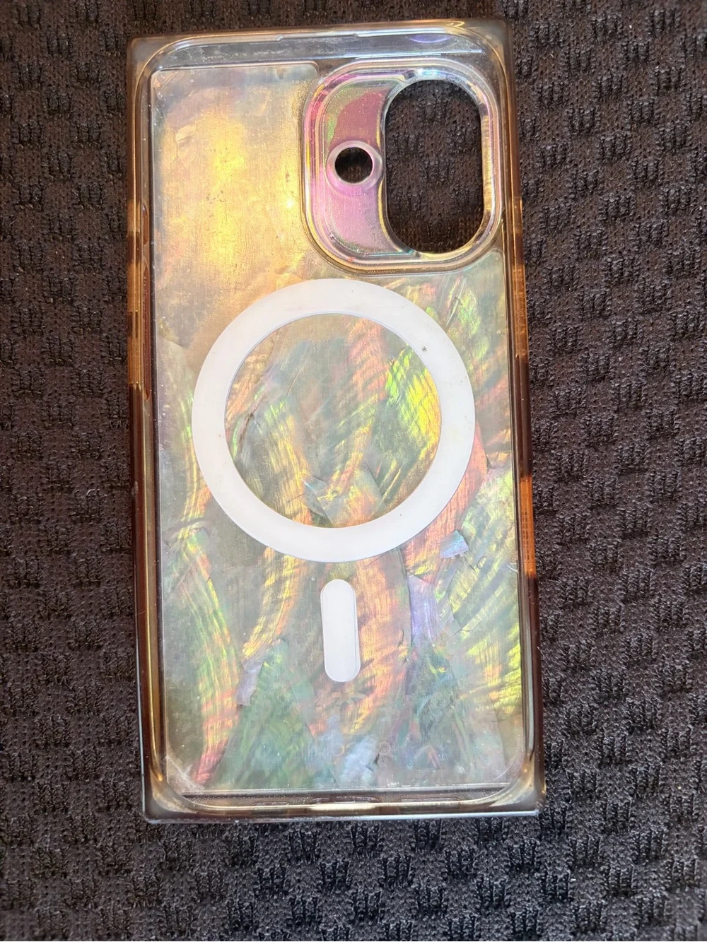 iPhone 16 Iridescent Pearl White Phone Case